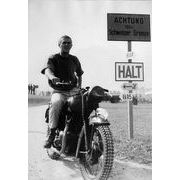 Affiche Steve Mc Queen - La Grande Evasion - moto - 50x70 cm